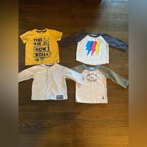 Bundle of Shirts size 6-12 months